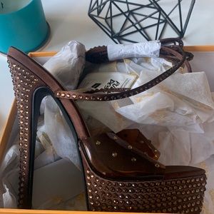 Celeste Chocolate Satin